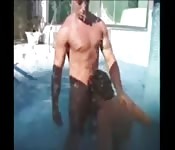 Very Sexy Pool Fuck Gayfuror