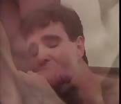 Man with boyish good looks give an awesome blowjob